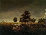 Theodore Rousseau The Forest at Fountainbleu painting